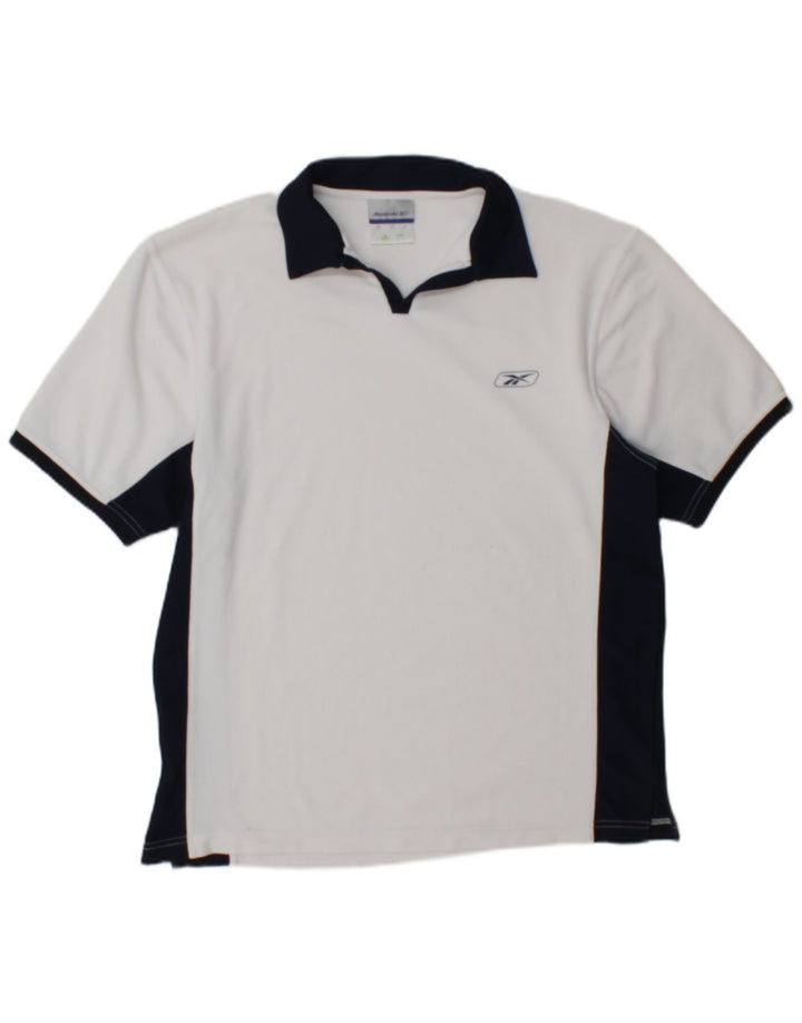 Polo Reebok da uomo XS colore bianco