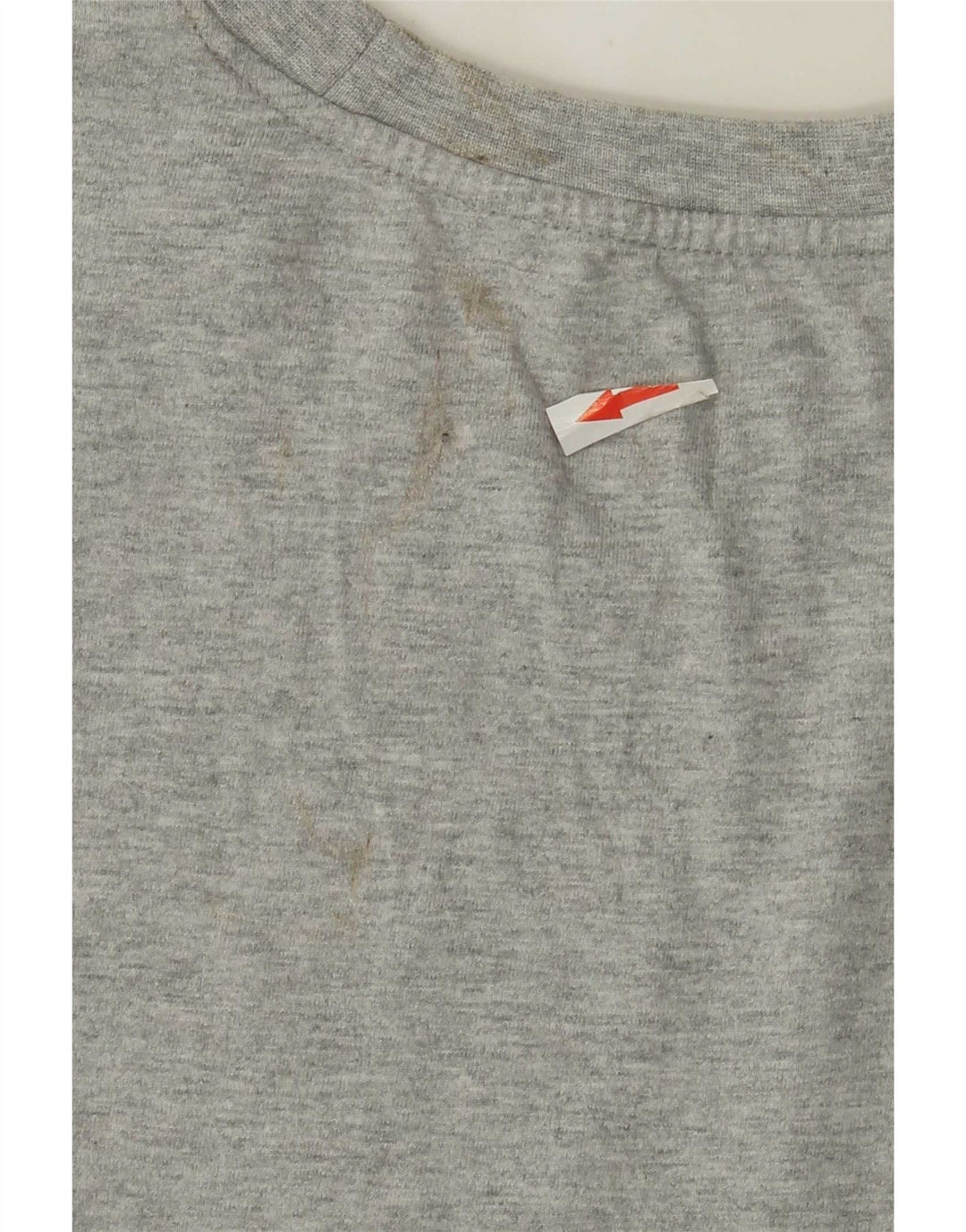 T-shirt grafica da uomo Champion Top grande in cotone chiazzato grigio