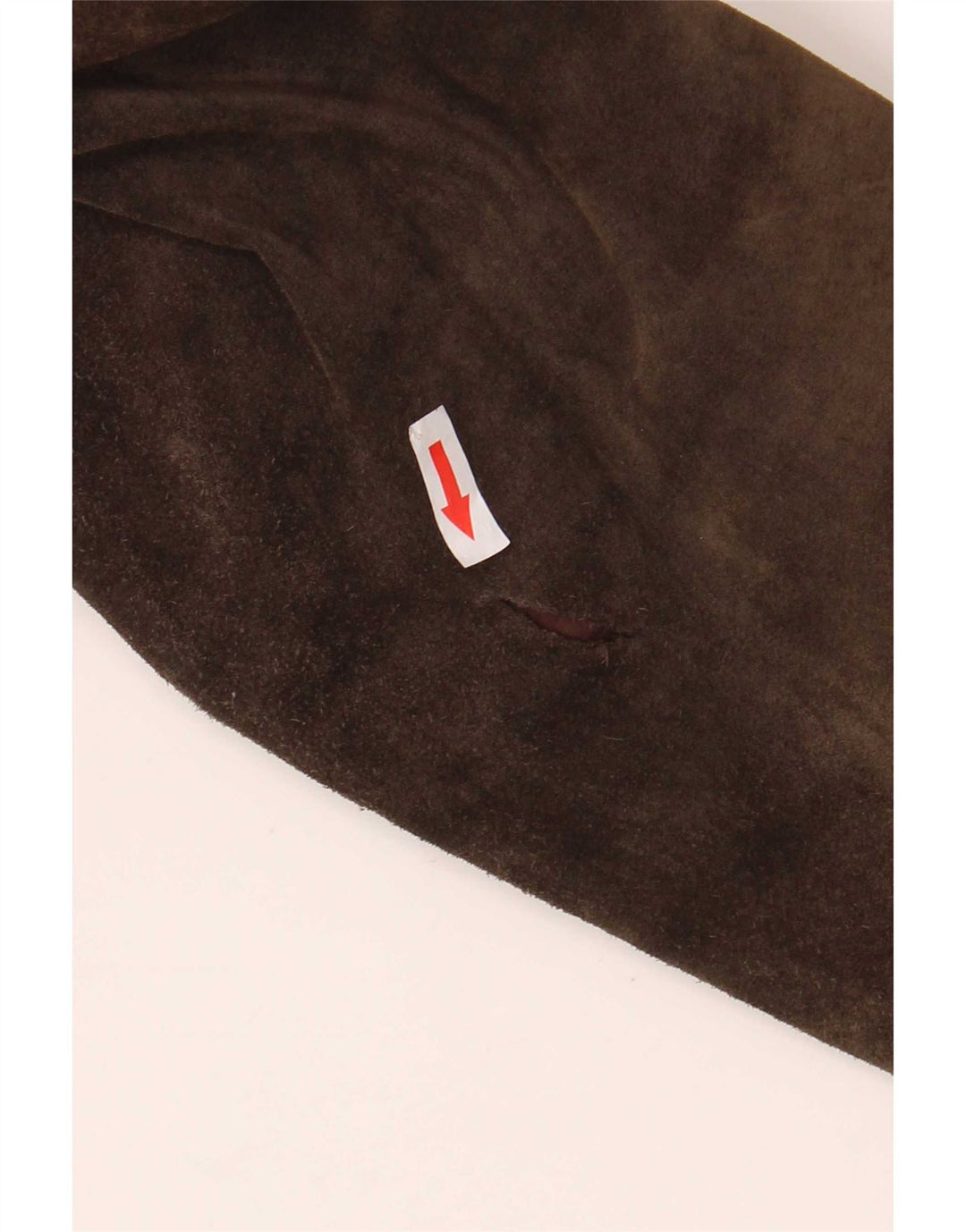 ELENA MIRO Giacca in pelle scamosciata oversize da donna UK 14 Large Marrone Pelle