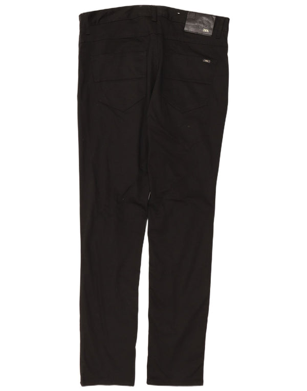 Pantaloni skinny casual da uomo ZARA EU 42 Large W32 L31 cotone nero