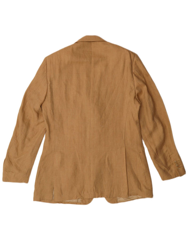 Giacca blazer a 3 bottoni vestibilità regolare Madison VINTAGE da uomo IT 48 Beige medio