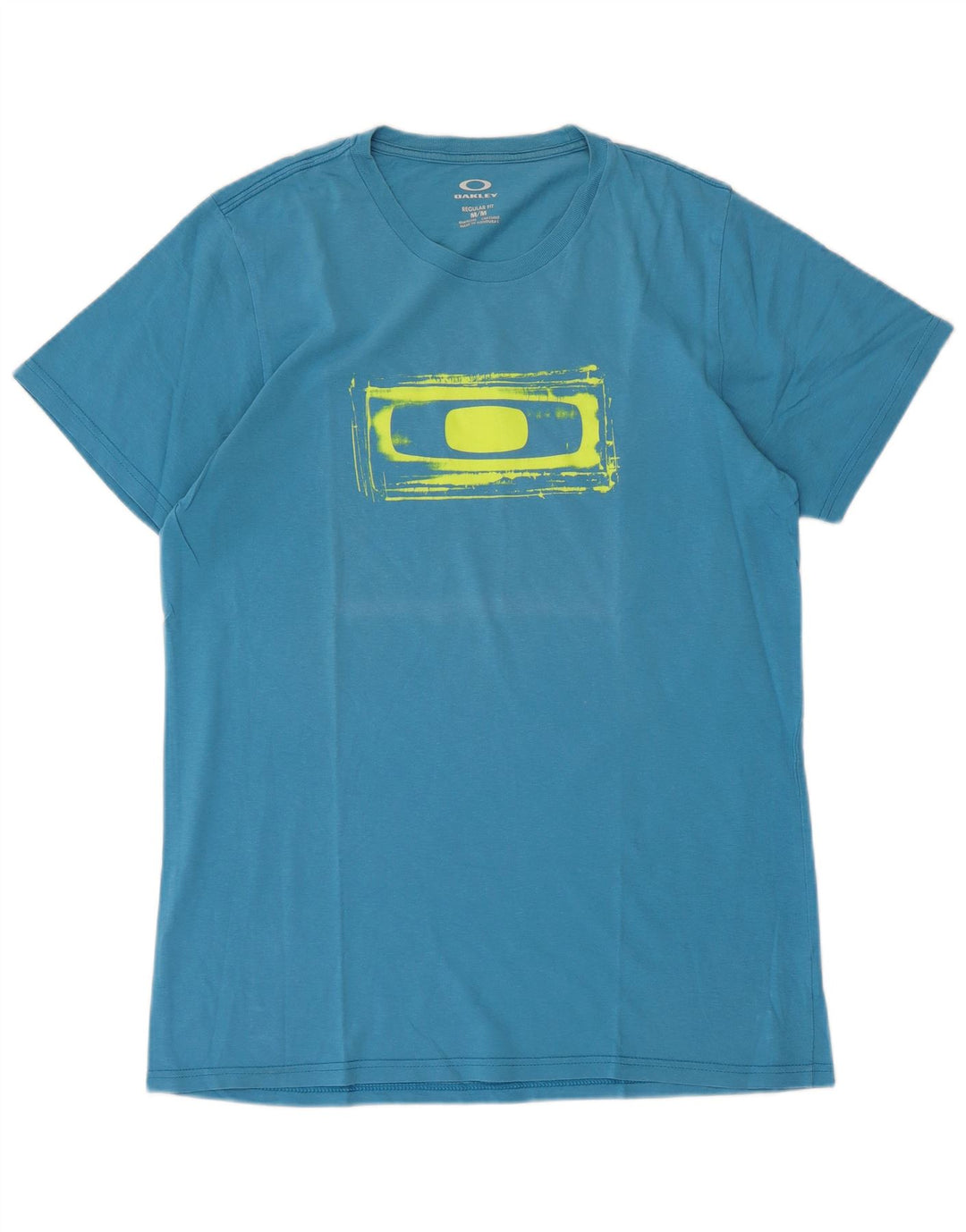 T-shirt grafica da uomo con vestibilità regolare OAKLEY blu medio