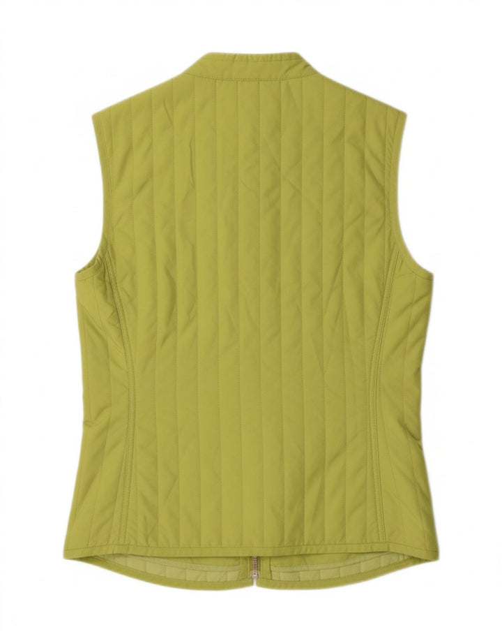 MARELLA Womens Gilet IT 44 Medium Green Polyester Vintage Marella and Second-Hand Marella from Messina Hembry 