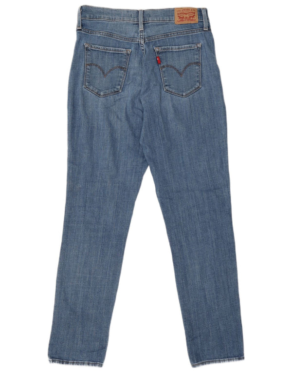 Levi's Womens 312 Shaping Slim Jeans W27 L30 Blue Cotton