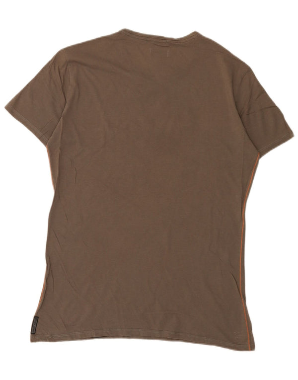 Armani Jeans T-shirt grafica extra slim da uomo 2XL Grigia