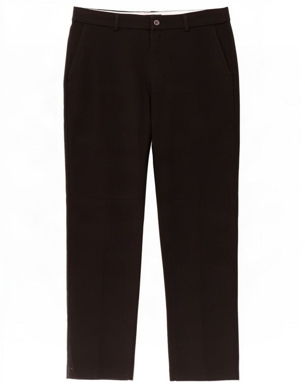 Pantaloni casual dritti da donna Marks & Spencer UK 16 Large W36 L30 neri