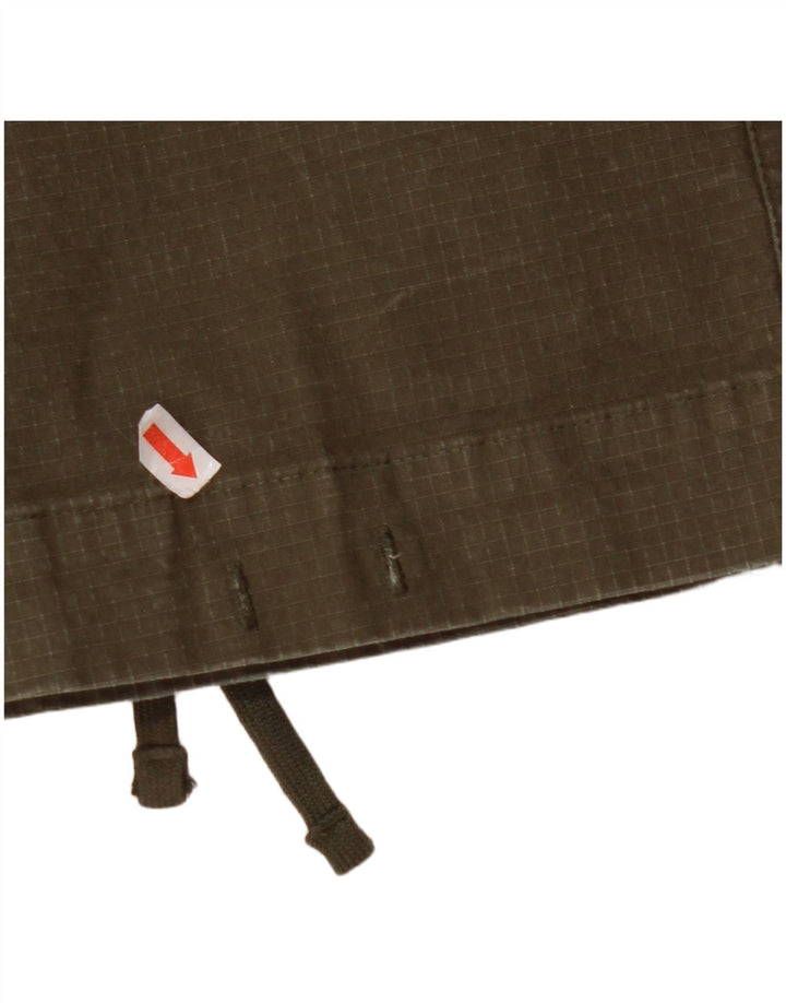 Pantaloni cargo dritti da donna NIKE W34 L27 cotone kaki