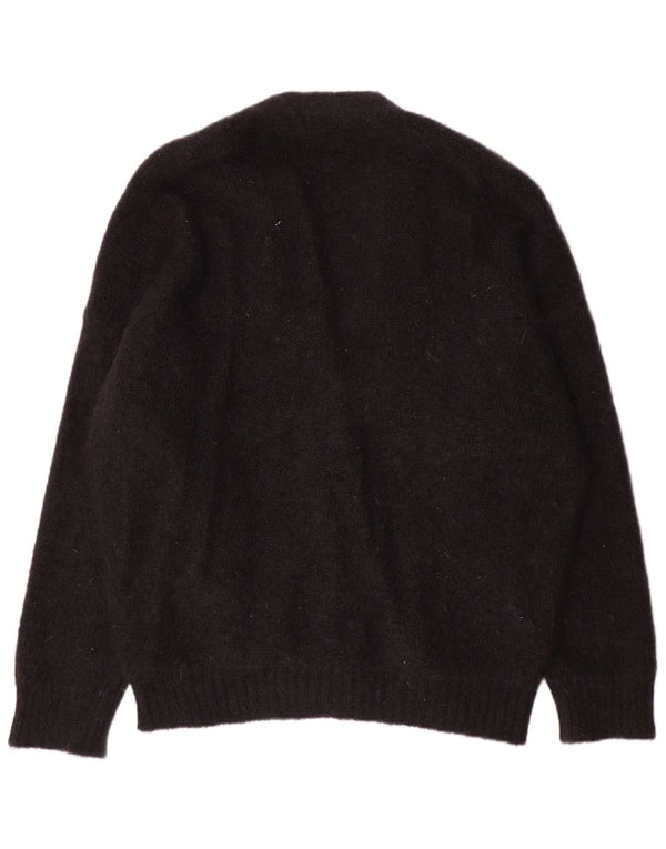 Maglione Cardigan Oversize da Donna Alessandra Rich IT 40 Small Mohair Nero