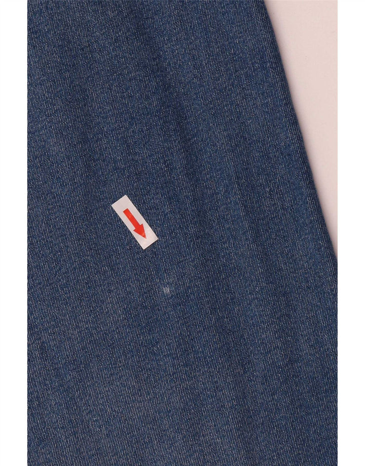 Jeans Lee da donna a gamba larga corta W29 L26 cotone blu