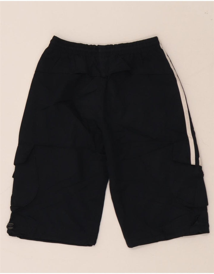ADIDAS Boys Sport Shorts 8-9 Years Navy Blue Vintage Adidas and Second-Hand Adidas from Messina Hembry 