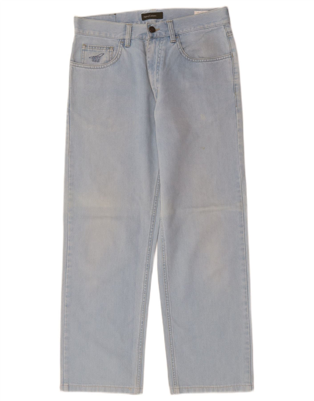 Jeans dritti da donna Henry Cottons W31 L26 cotone blu