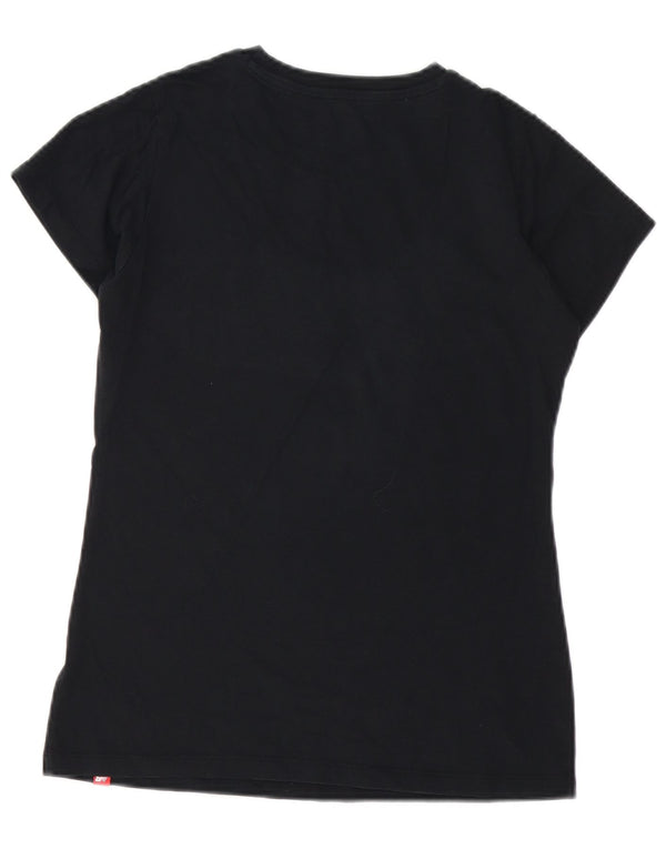 Maglietta grafica da donna New Balance Top UK 10 Small Nera
