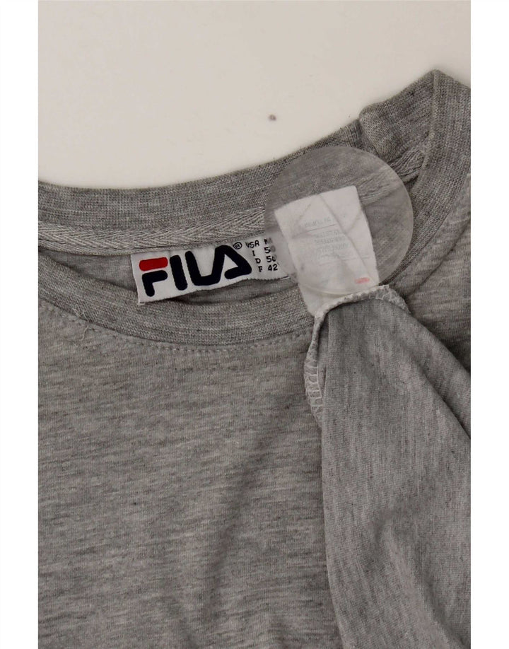 T-shirt Fila Uomo Top IT 50 Cotone Grigio Medio