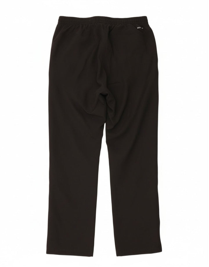 Pantaloni da tuta Adidas Climalite da uomo grandi in poliestere nero