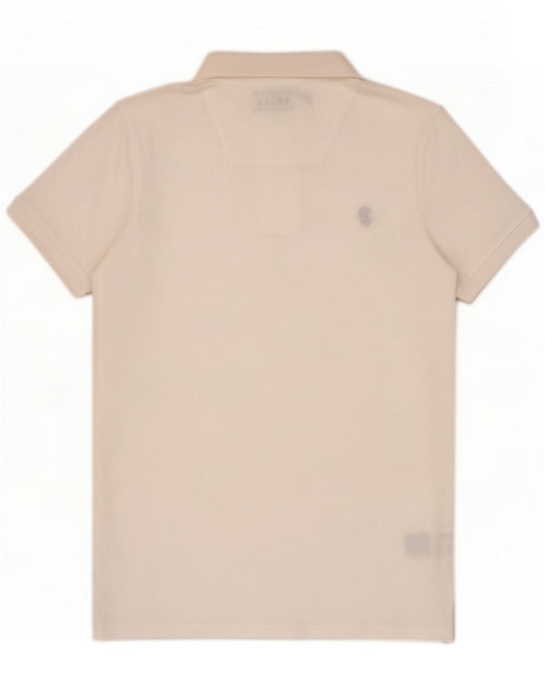 Polo da uomo slim fit Timberland in cotone bianco medio