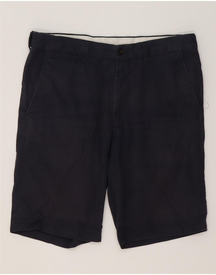 Pantaloncini chino da uomo Marks & Spencer W32 cotone blu navy medio