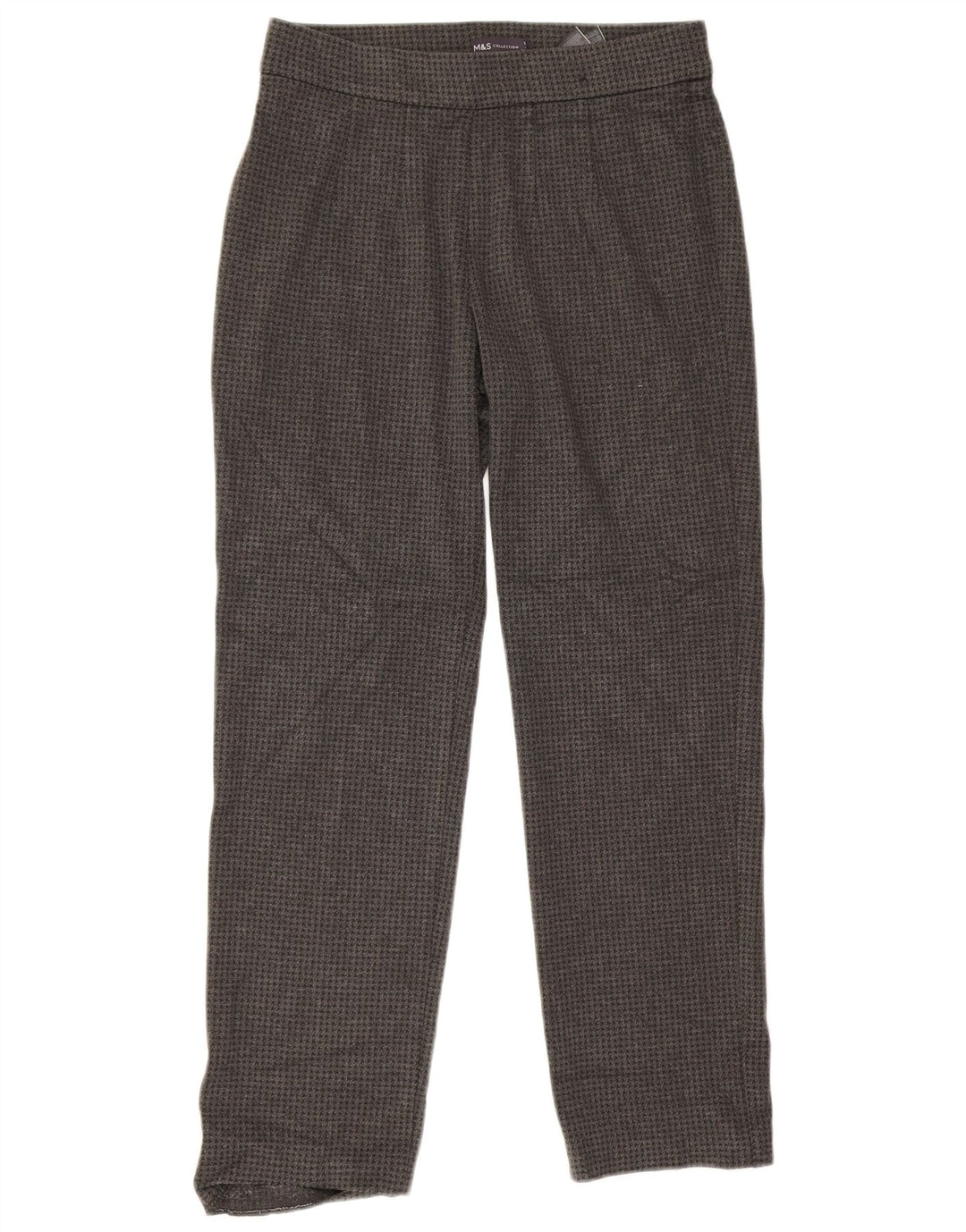 Pantaloni casual da donna Marks & Spencer UK 12 medi W30 L28 Grigio