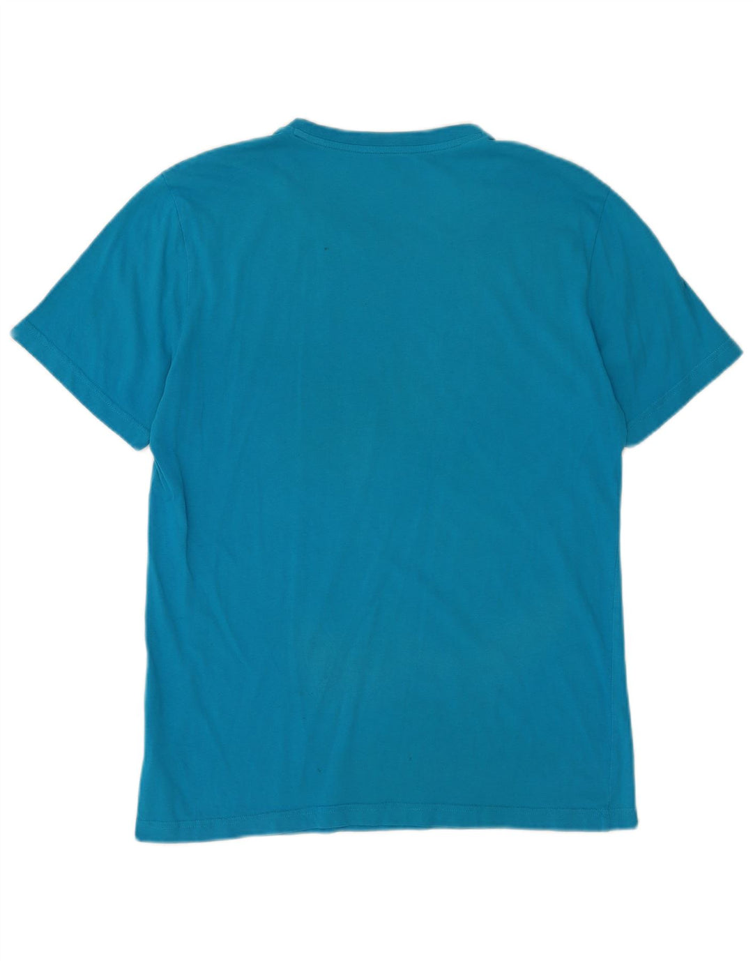 T-shirt grafica da uomo Puma Top in cotone blu medio