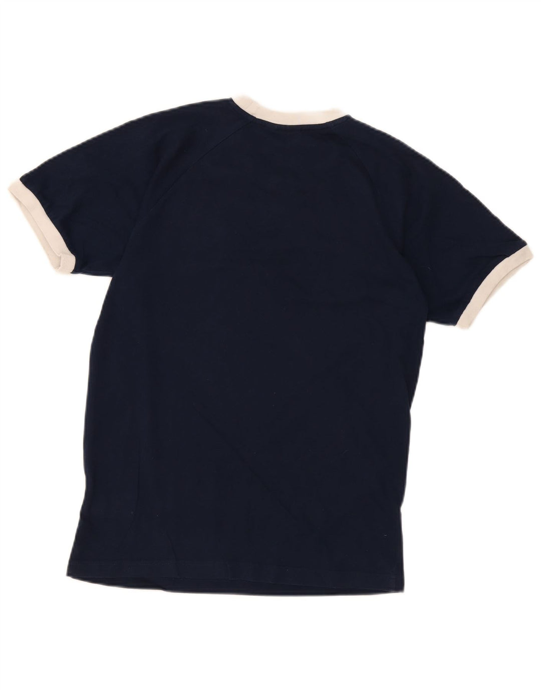T-shirt grafica da uomo Adidas Top Small in cotone blu navy