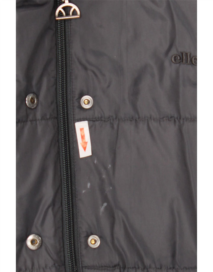 Cappotto imbottito oversize con cappuccio da donna Ellesse UK 6 XS nylon grigio