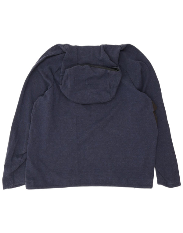 Felpa con cappuccio da uomo Nike XL in cotone blu navy