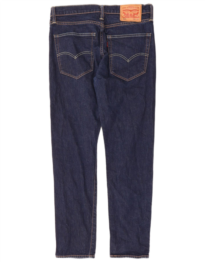 LEVI'S Jeans 512 slim affusolati da uomo W30 L27 cotone blu navy