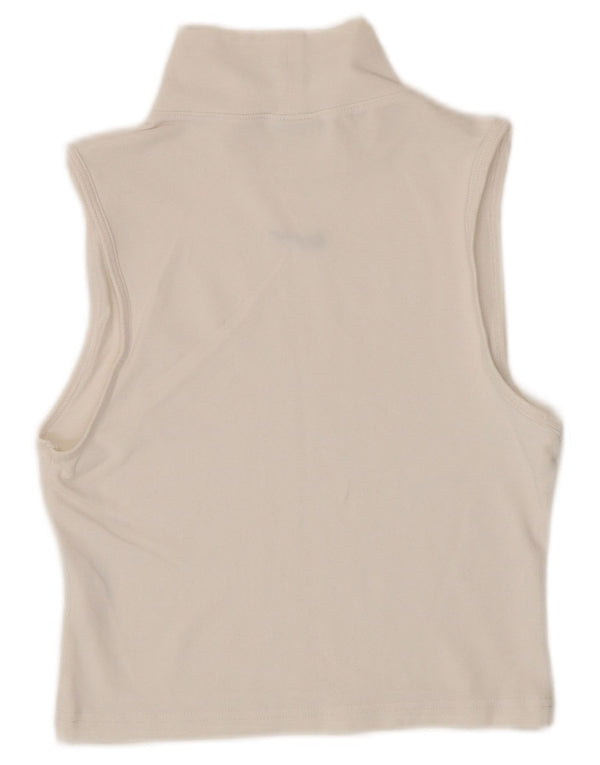 Canotta corta Nike da donna UK 4 XS bianca