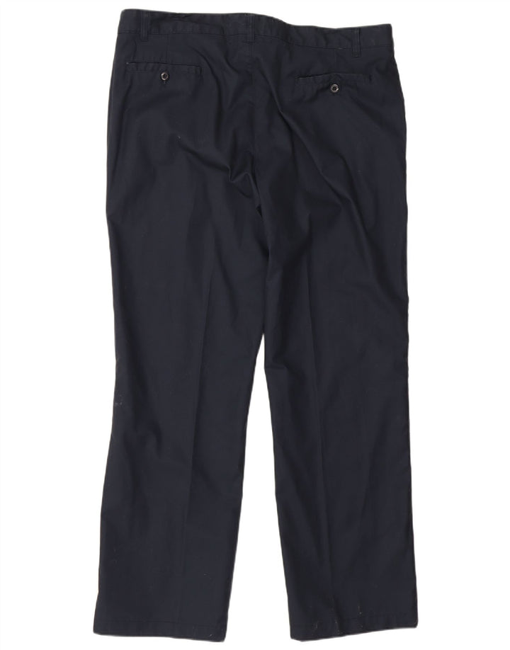 Pantaloni chino dritti da uomo Mash W38 L30 blu navy