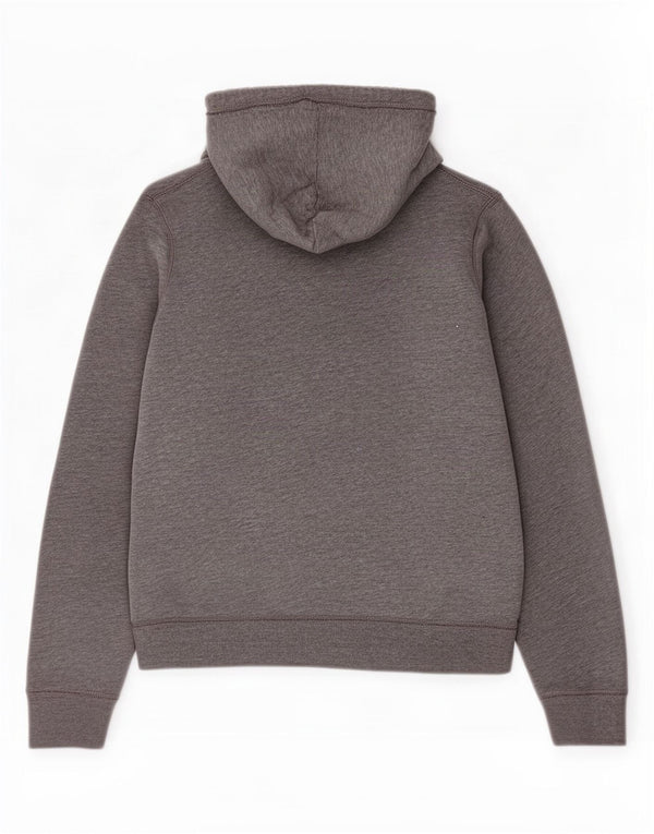 Felpa con cappuccio grafica Hollister da donna UK 16 grande grigia