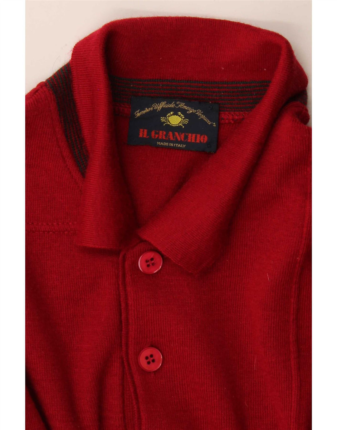 Maglione da uomo con collo alto Il Granchio XL rosso