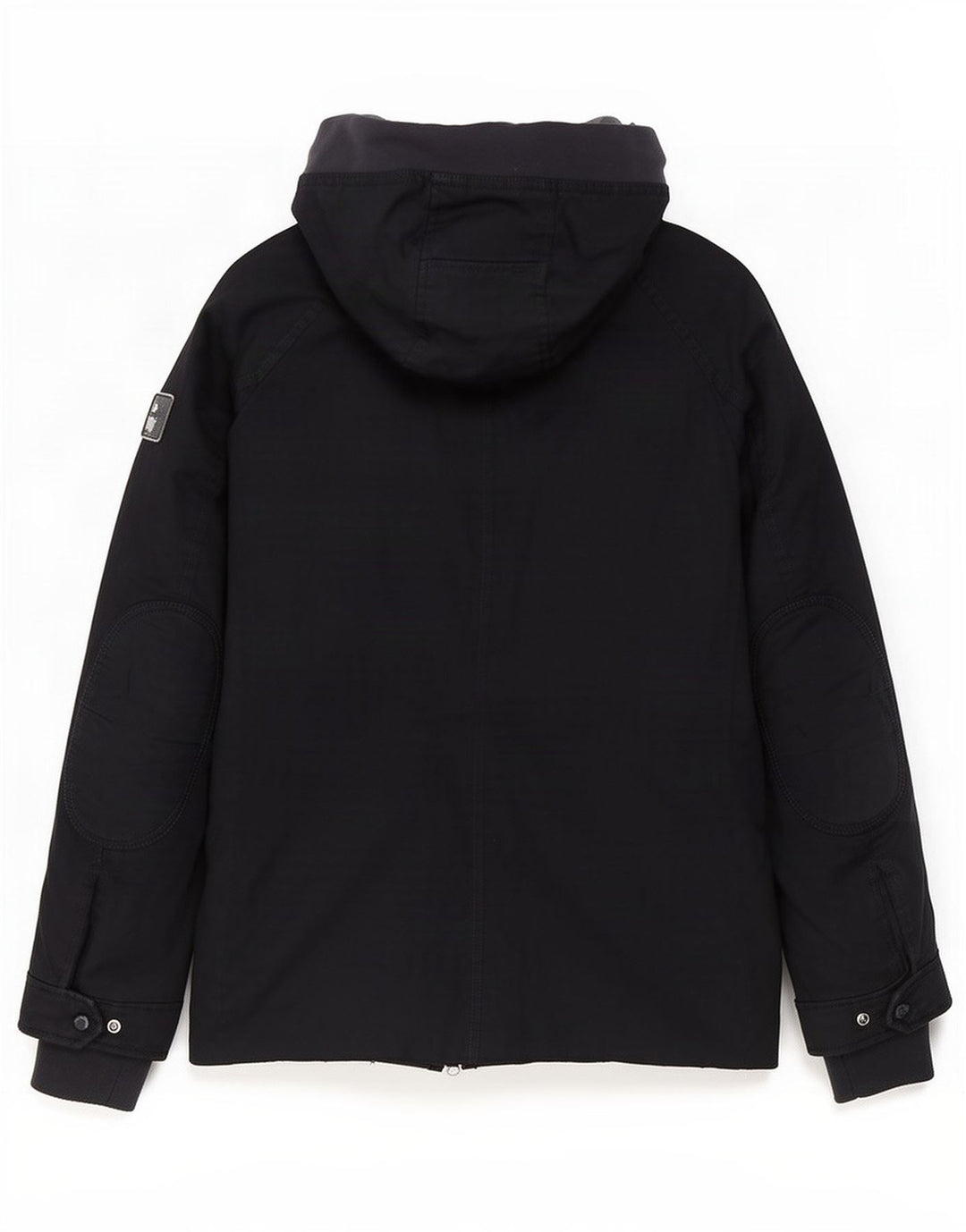 Giacca imbottita con cappuccio da donna Woolrich UK 10 piccola in cotone blu navy