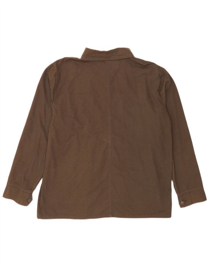 Camicia overshirt da uomo French Connection 2XL cotone kaki