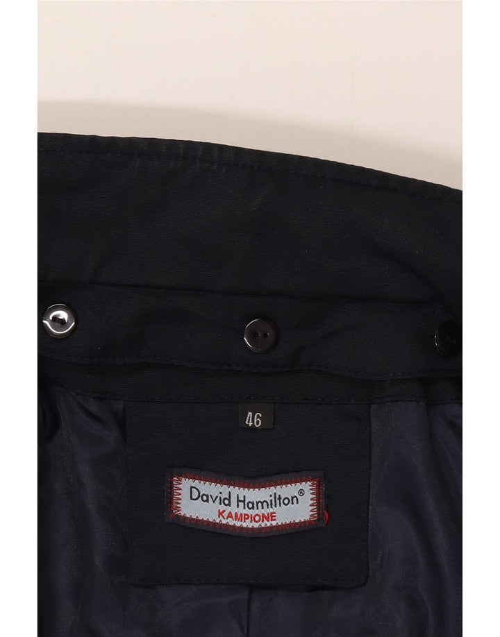 David Hamilton Cappotto Kampione da uomo IT 46 Small Poliestere blu navy