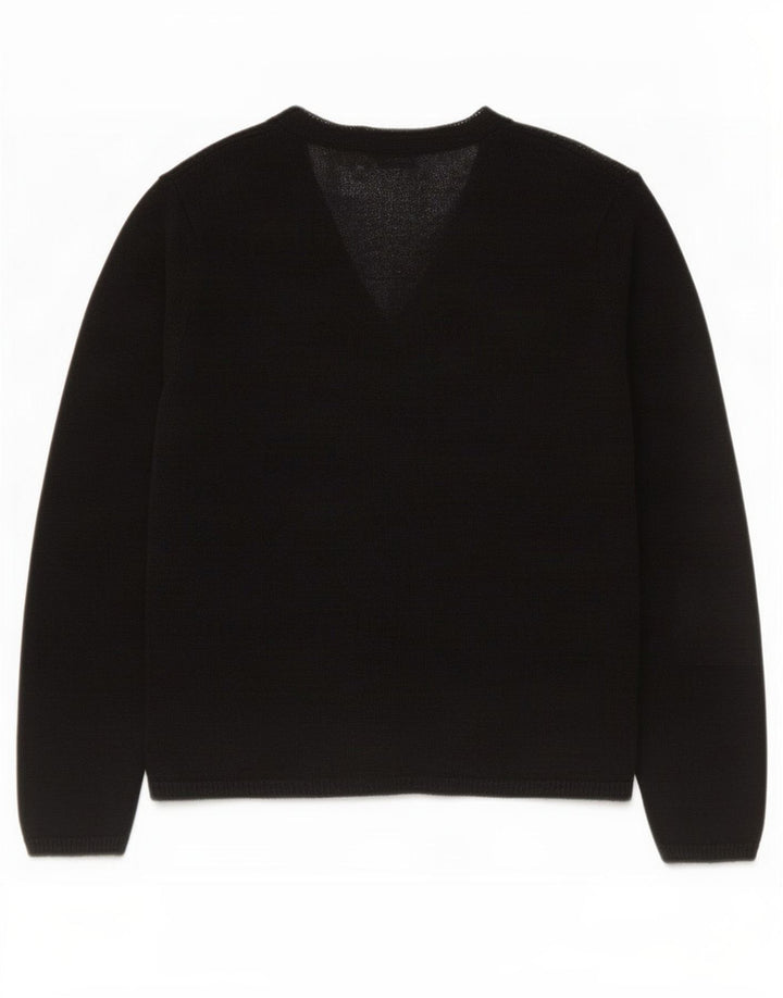 Maglione cardigan Marks & Spencer da donna St. Michael UK 12 medio nero