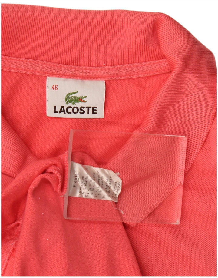 Polo da donna Lacoste taglia 46 XL in cotone rosa