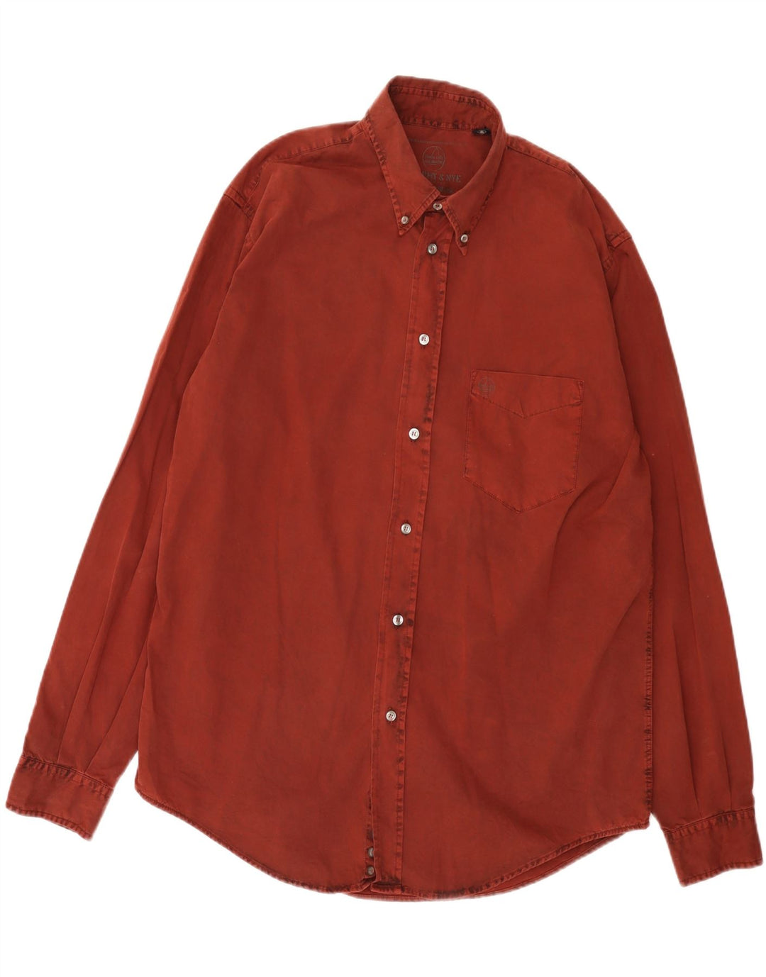 Camicia da uomo Murphy & Nye XL in cotone bordeaux