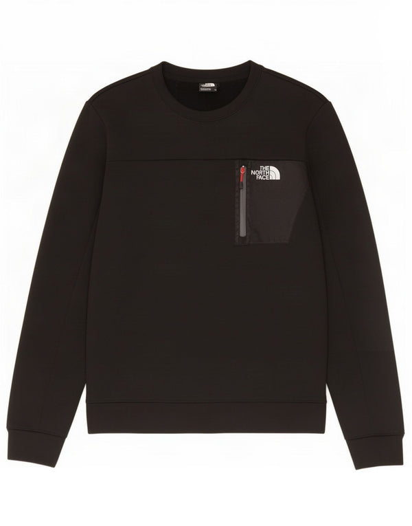 Felpa grafica da uomo The North Face Maglione medio poliestere nero