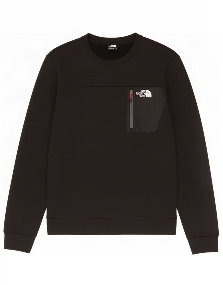Felpa grafica da uomo The North Face Maglione medio poliestere nero