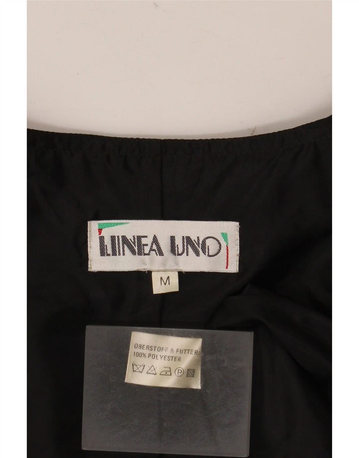 Gilet da uomo vintage in poliestere floreale multicolore medio