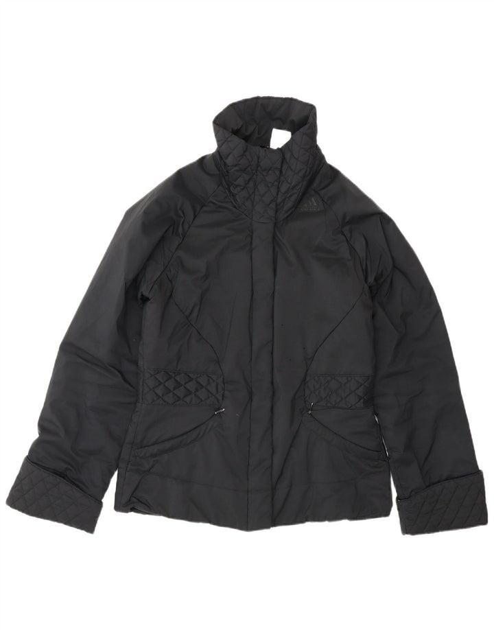 Giacca bomber oversize da donna Adidas UK 8 Small poliestere nero
