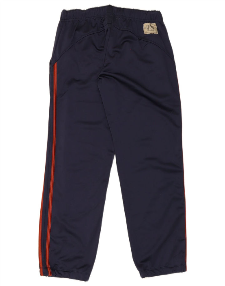 Pantaloni da tuta da uomo Leone Joggers piccoli in poliestere blu navy