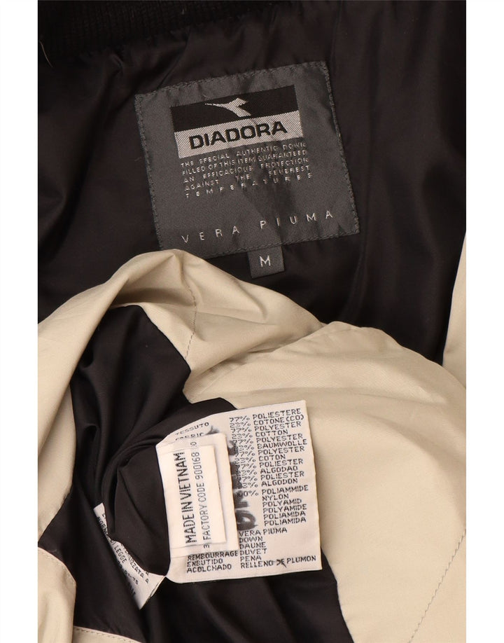 DIADORA Cappotto imbottito con cappuccio da uomo UK 38 Poliestere beige medio