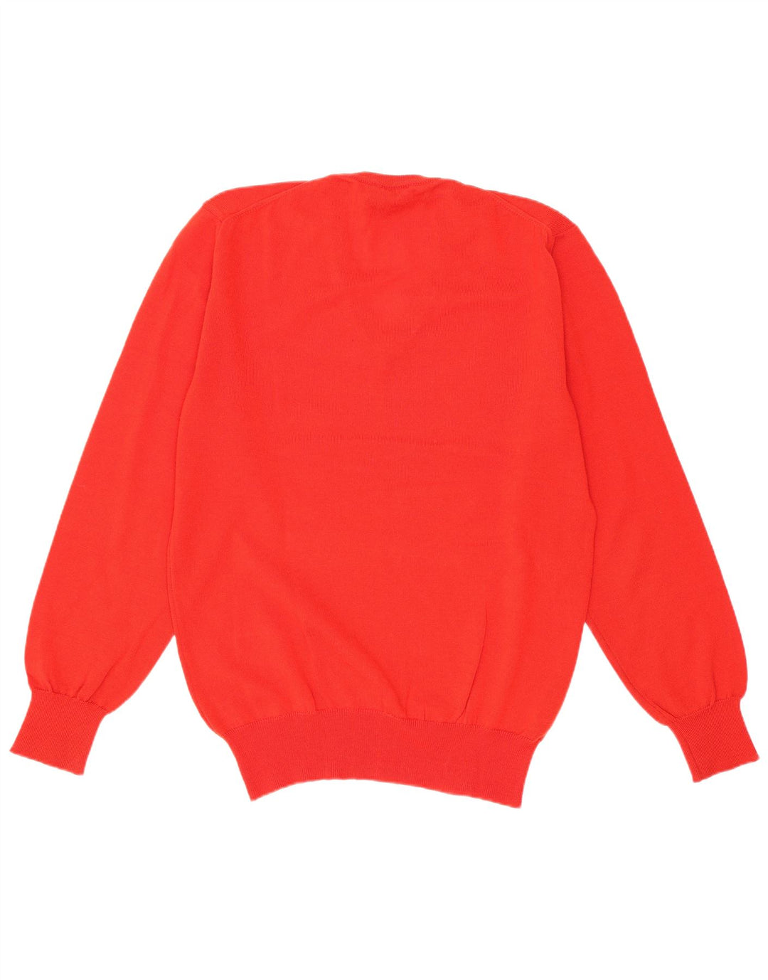 Maglione da uomo con scollo a V Ted Lapidus IT 46 piccolo rosso lana merino