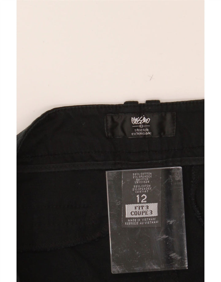 MOSSIMO Womens Casual Shorts US 12 Large W32  Black Cotton Vintage Mossimo and Second-Hand Mossimo from Messina Hembry 