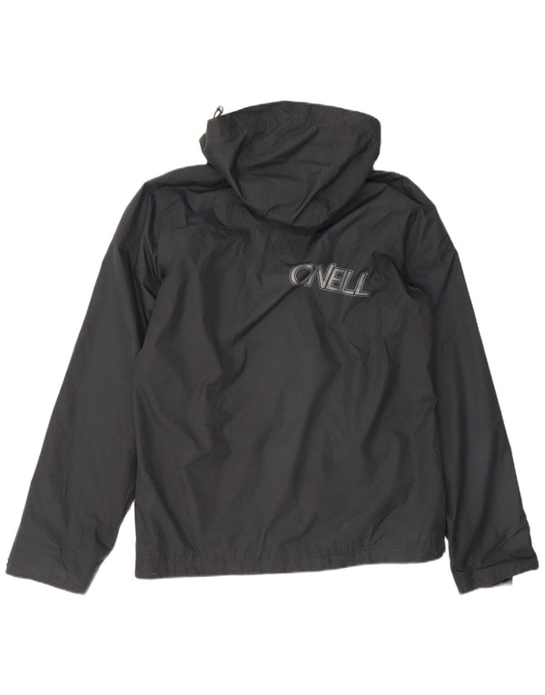Giacca a vento con cappuccio grafica da uomo O'Neill UK 34 XS poliestere nero