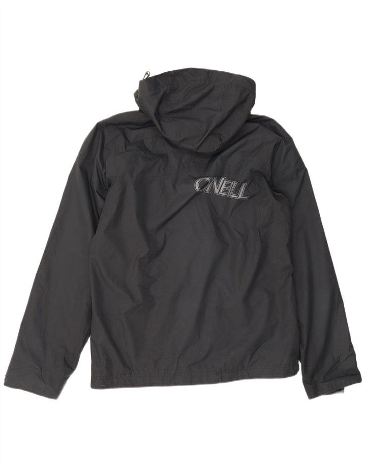 Giacca a vento con cappuccio grafica da uomo O'Neill UK 34 XS poliestere nero
