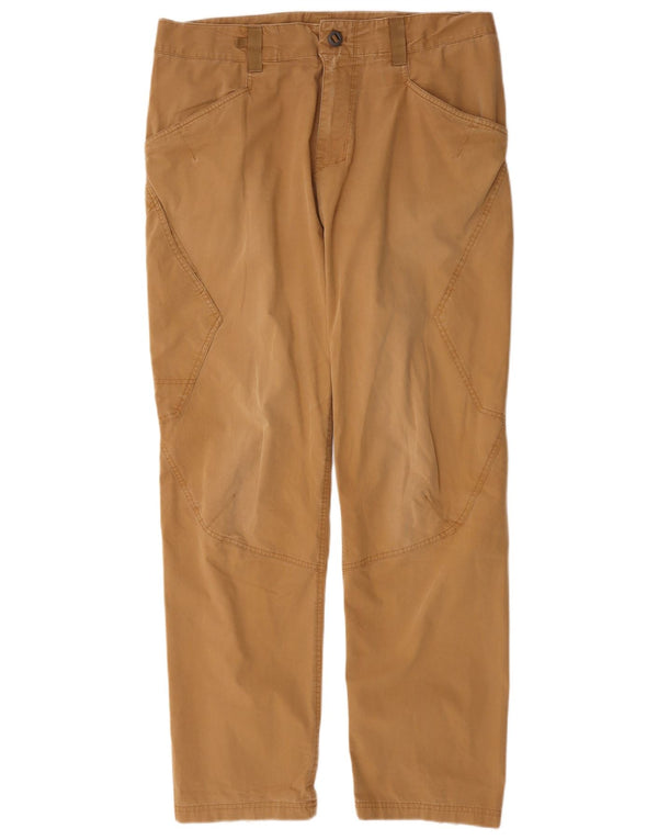 Pantaloni casual dritti da uomo Patagonia W36 L32 in cotone beige