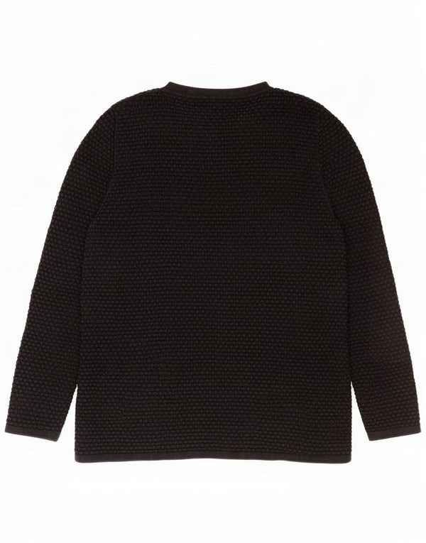 Cos Maglione girocollo da donna UK 10 Small Blu navy in cotone