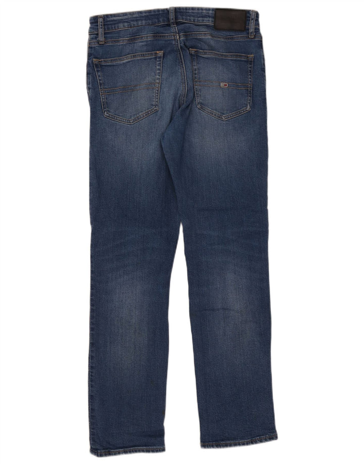 Jeans slim da uomo Tommy Hilfiger W30 L30 cotone blu