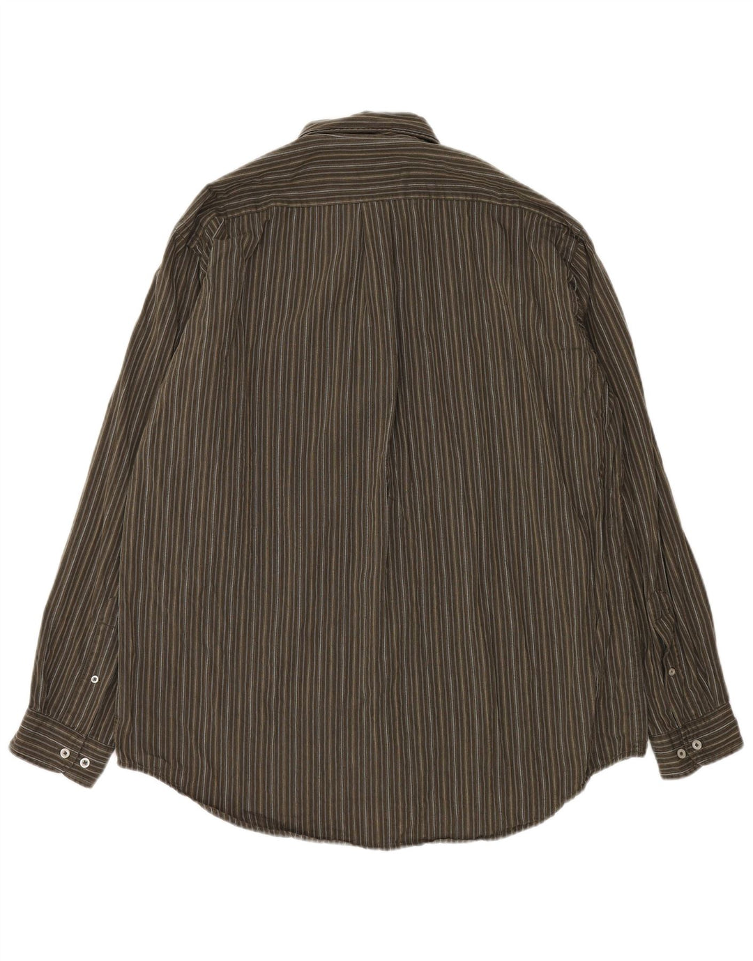 Camicia da uomo Marlboro Classics 2XL cotone a righe kaki